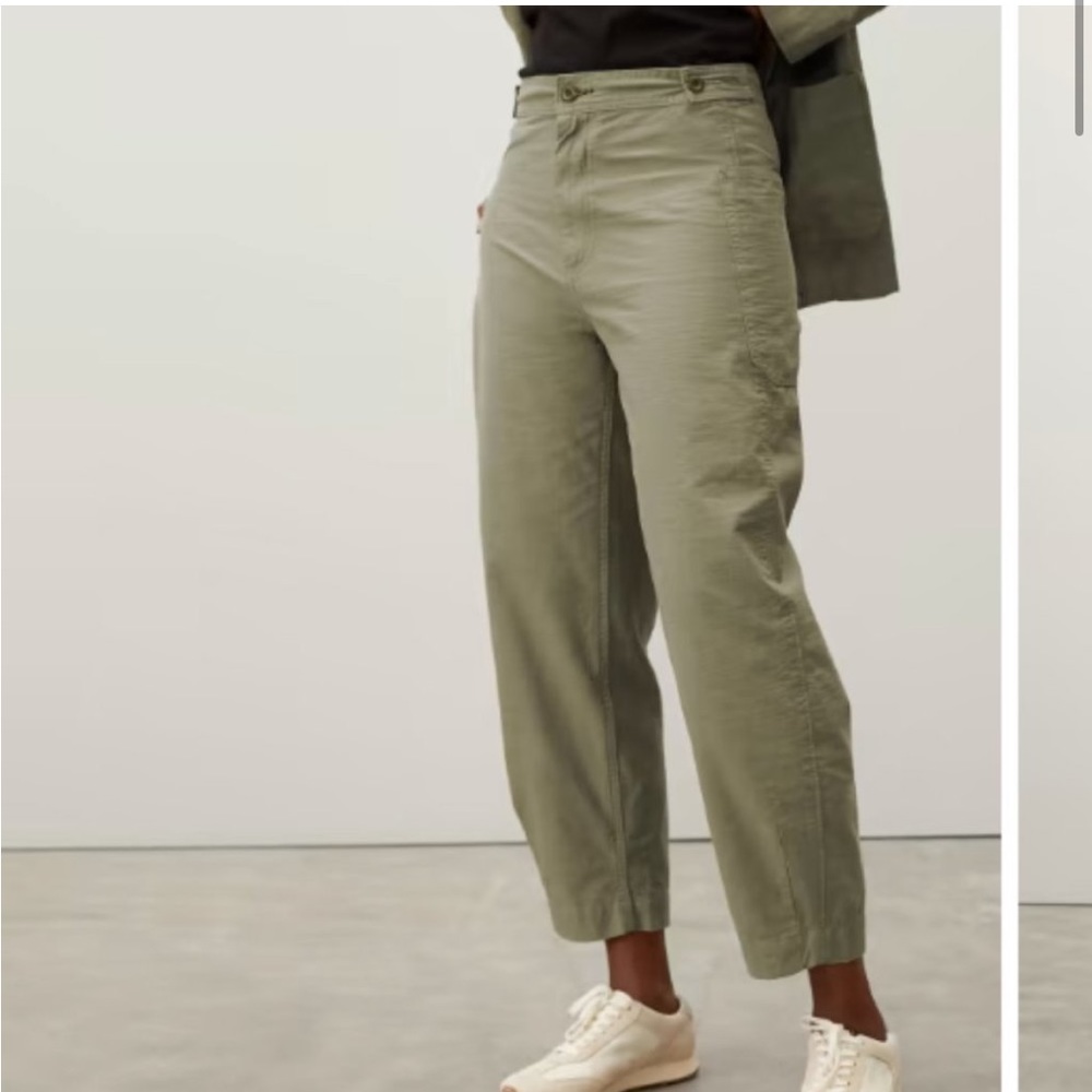 Everlane Fatigue Barrel Pants Bay Leaf 6